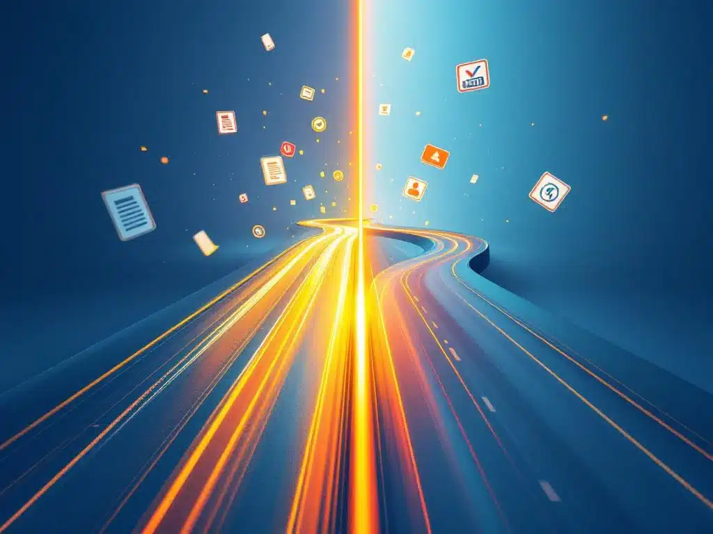 Gesplitst scherm toont gouden snelweg voor erkend referentschap versus traditionele weg voor reguliere sponsoring