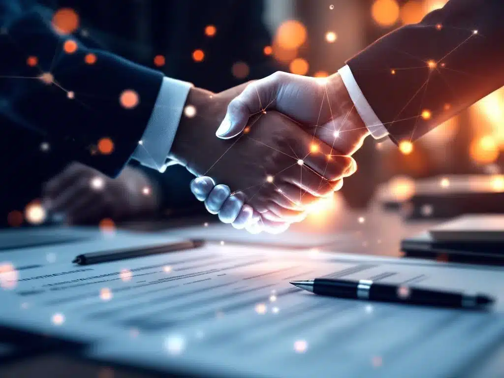 Nederlandse immigratiedocumenten op moderne bureau met tablet en pen, Nederlandse vlag op achtergrond, professionele setting